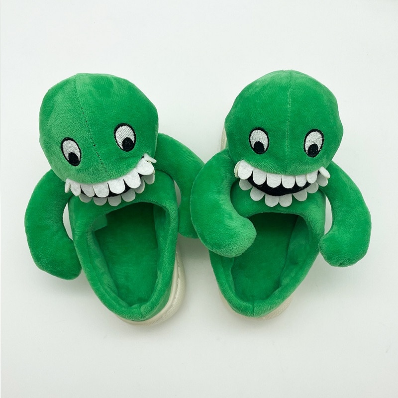 Green Jumbo Josh Garten Of BanBan Plush Slippers